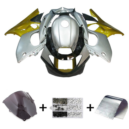 1996-2007 Yamaha YZF 600R Thundercat Silver Black Gold Fairing Kit