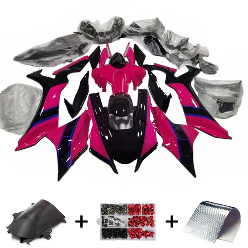 2020-2024 Yamaha YZF R1 Black Pink Fairing Kit