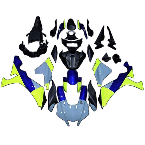 2020-2024 Yamaha YZF R1 Black Grey Blue Yellow Fairing Kit