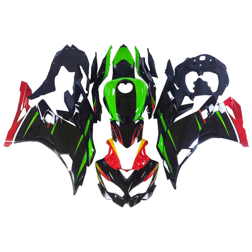 2019-2025 Kawasaki Ninja ZX-25R ZX-4R ZX-4RR Black Green Fairing Kit