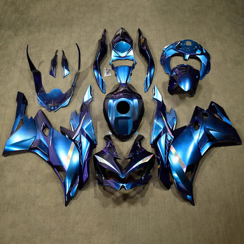 2019-2025 Ninja ZX-25R ZX-4R ZX-4RR Kawasaki Gradient Purple&Blue Fairing Kit