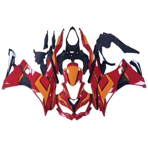 2019-2025 Ninja ZX-25R ZX-4R ZX-4RR Kawasaki White&Red Fairing Kit