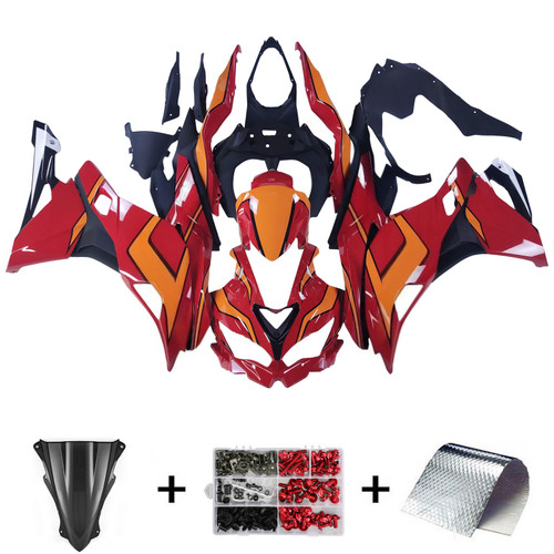 2019-2025 Ninja ZX-25R ZX-4R ZX-4RR Kawasaki Red&Orange Fairing Kit