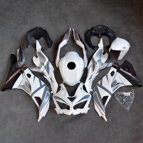 2019-2025 Ninja ZX-25R ZX-4R ZX-4RR Kawasaki White&Grey Fairing Kit