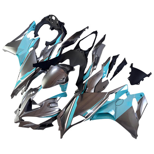 2019-2025 Ninja ZX-25R ZX-4R ZX-4RR Kawasaki Grey&Blue/Green Fairing Kit
