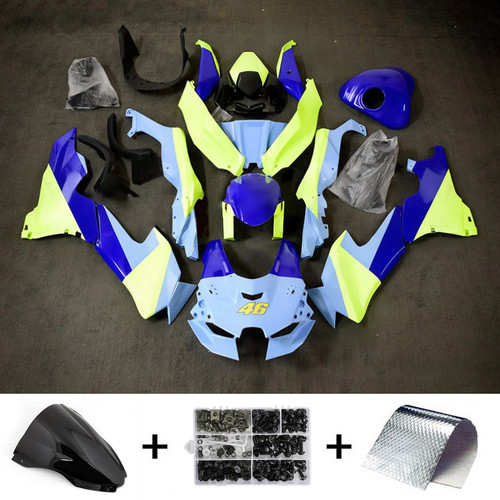 2021-2025 ZX-10R ZX-10RR Kawasaki Blue&Yellow Fairing Kit