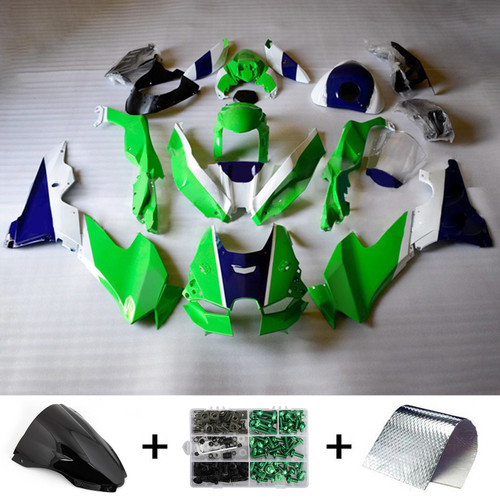 2021-2025 ZX-10R ZX-10RR Kawasaki Green&Blue Fairing Kit