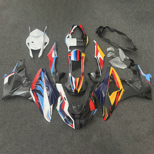 2009-2014 BMW S1000RR Black Yellow Red White Fairing Kit