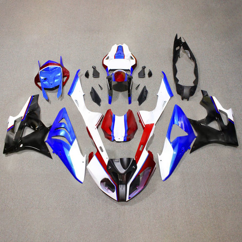 2009-2014 BMW S1000RR Glossy Black White Red Blue Fairing Kit