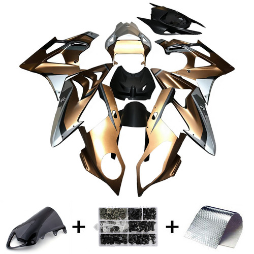 2009-2014 BMW S1000RR Gold Black Fairing Kit