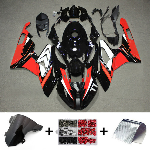 2015-2016 BMW S1000RR Glossy Black Red White Fairing Kit