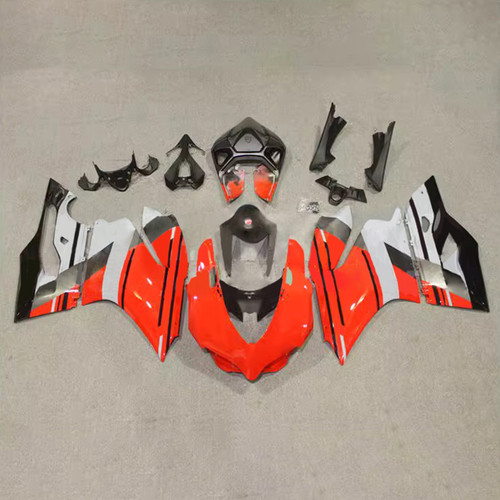 2012-2015 Ducati 1199/899 Black Gray Red Fairing Kit