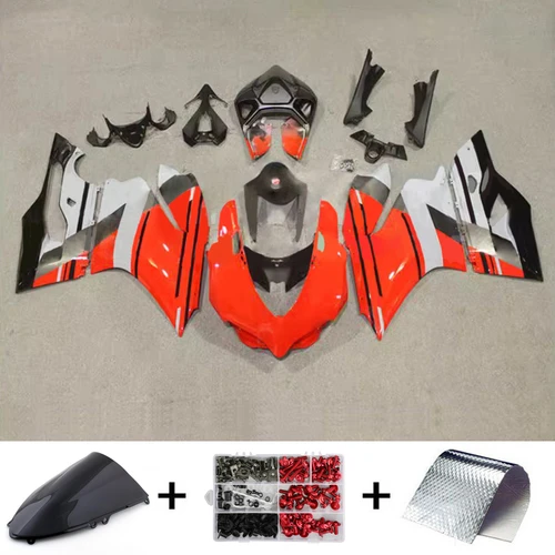 2012-2015 Ducati 1199/899 Black Gray Red Fairing Kit