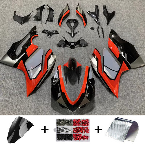 2015-2020 Ducati 1299/959 Gray Black Red Fairing Kit