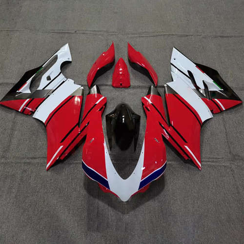 2015-2020 Ducati 1299/959 Glossy Red Black White Fairing Kit