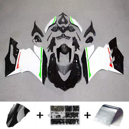 2015-2020 Ducati 1299/959 Glossy White Black Fairing Kit