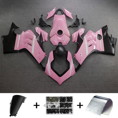 Ducati 20-21 V4/V4S & 21-22 V4SP & 19-22 V4R Black Pink Fairing Kit