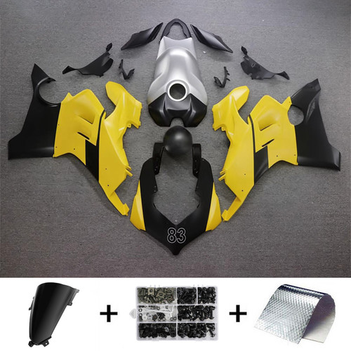 Ducati 20-21 V4/V4S & 21-22 V4SP & 19-22 V4R Silver Black Yellow Fairing Kit