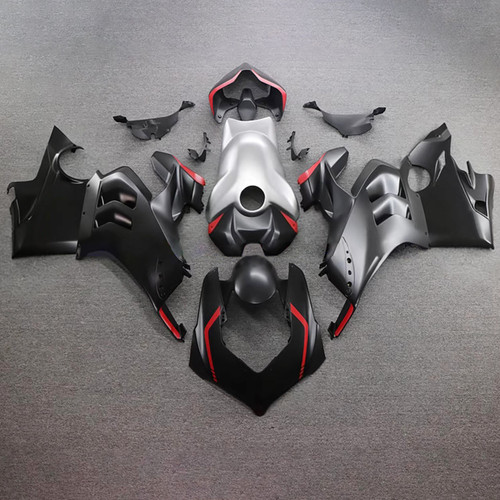 Ducati 20-21 V4/V4S & 21-22 V4SP & 19-22 V4R Matte Black Silver Fairing Kit