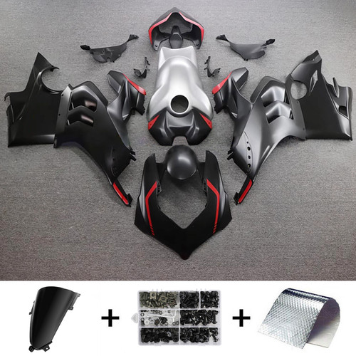 Ducati 20-21 V4/V4S & 21-22 V4SP & 19-22 V4R Matte Black Silver Fairing Kit