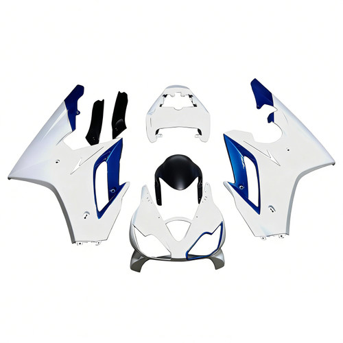 2006-2008 Triumph Daytona 675 White Blue Fairing Kit