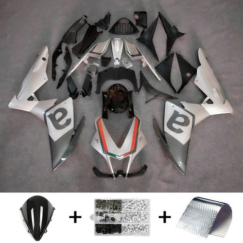 2009-2015 Aprilia RSV4 1000 Gray Silver Fairing Kit