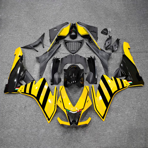 2009-2015 Aprilia RSV4 1000 Yellow Black Fairing Kit