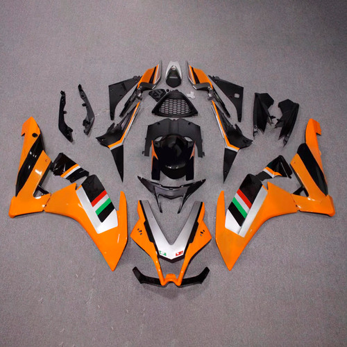 2009-2015 Aprilia RSV4 1000 Orange Black Fairing Kit