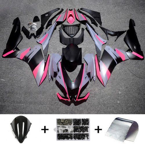 2009-2015 Aprilia RSV4 1000 Pink Gray Black Fairing Kit