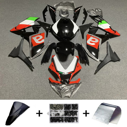 2012-2016 Aprilia RS4 / 125 / 50 Glossy Black Red White Fairing Kit