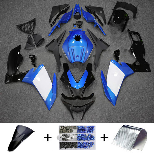2012-2016 Aprilia RS4 / 125 / 50 Glossy Black Blue White Fairing Kit