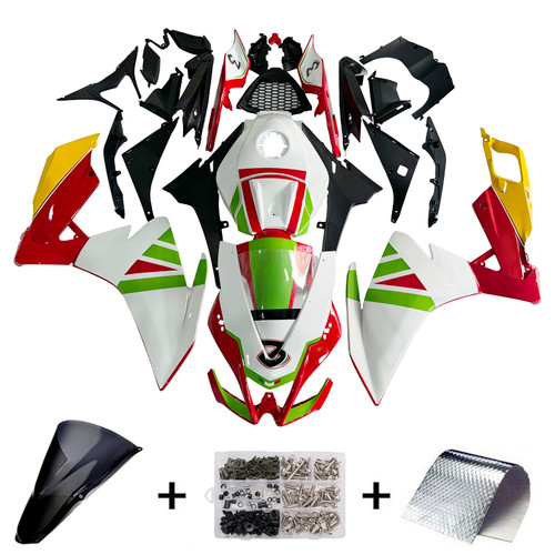 2012-2016 Aprilia RS4 / 125 / 50 Green Red White Fairing Kit