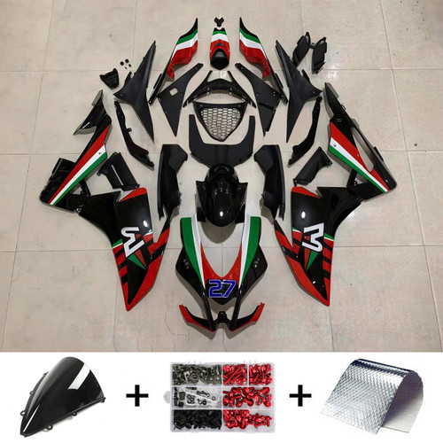 2016-2020 Aprilia RSV4 1000 Bkack Red Fairing Kit
