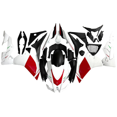 2016-2020 Aprilia RSV4 1000 White Red Fairing Kit