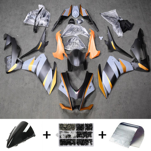 2016-2020 Aprilia RSV4 1000 Orange Gray Black Fairing Kit