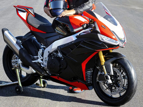 2022-2024 Aprilia RSV4 1100 Black Red White Fairing Kit