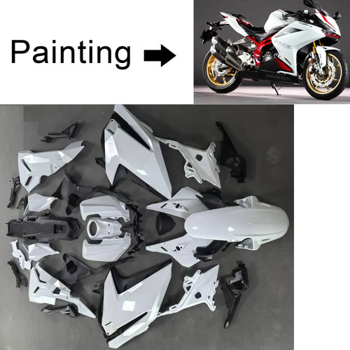 2017-2022 Honda CBR250RR White Black & Red Fairing Kit - Mad Hornets