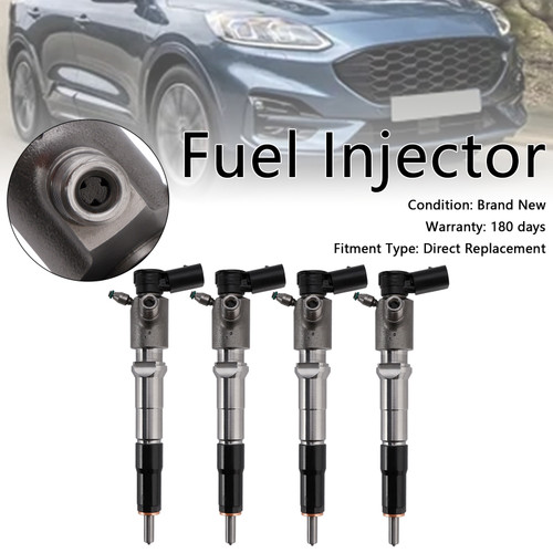 2011-2013 Ford Ranger Mk3 Tourneo Custom V362 Transit 4 pcs Fuel Injector GK2Q-9K546-AB Generic