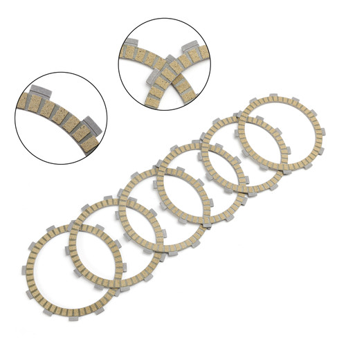 1988-1989 Kawasaki KR250 KR-I Clutch Friction Plate Kit Generic