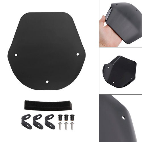 2023-2024 Suzuki GSX-8S Windshield WindScreen + Bracket Black Generic