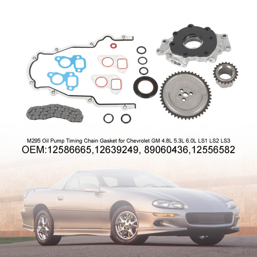 M295 Oil Pump Timing Chain Gasket for Chevrolet GM 4.8L 5.3L 6.0L LS1 LS2 LS3
