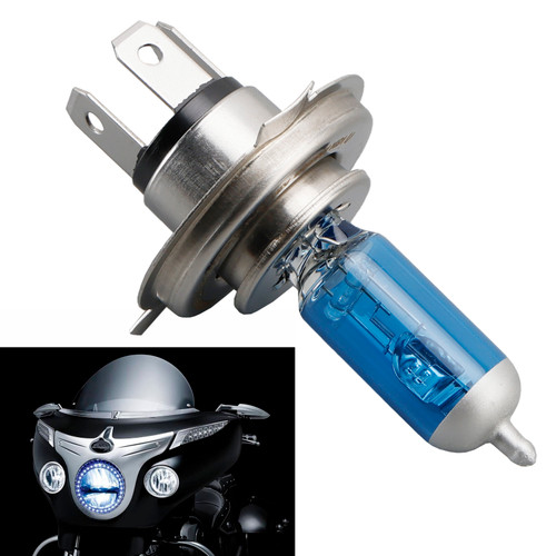 Motorcycle Lamp Cool Blue Hyper HS1 62185CBH-01B PX43T 12V 35/35W