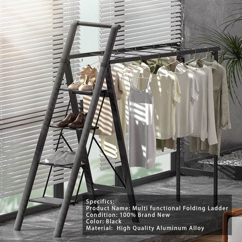 Multi functional Folding Drying Rack Ladder Foldable Drying Rack