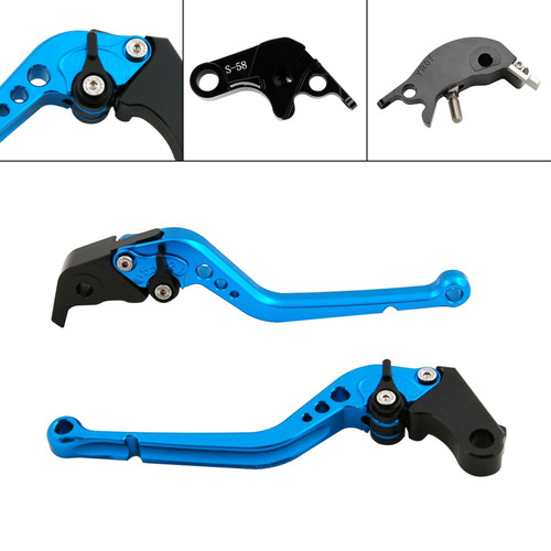 2022-2023 YAMAHA YZF R7 MT-10/SP FZ-10/SP Racing Brake & Clutch Levers Blue Generic 2022-2023 YAMAHA YZF R7 MT-10/SP FZ-10/SP Racing Brake & Clutch Levers Blue Generic
