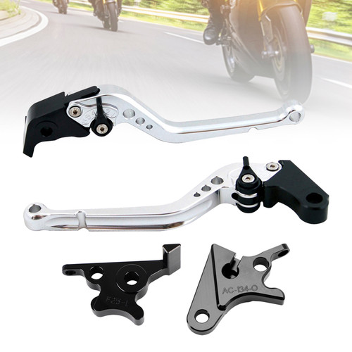 2021-2023 HONDA CB350 CB350 Hness Racing Brake & Clutch Levers Silver Generic 2021-2023 HONDA CB350 CB350 Hness Racing Brake & Clutch Levers Silver Generic