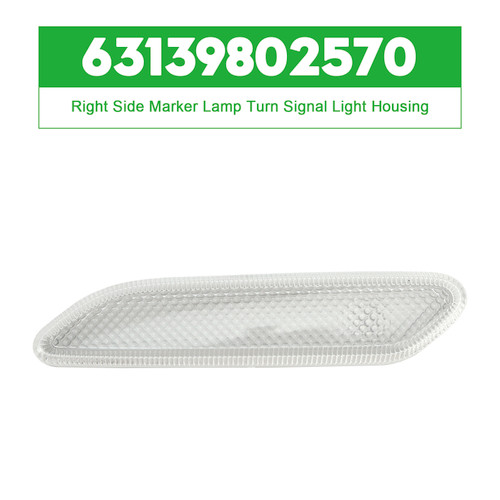 2012-2017 MINI R60 COUNTRYMAN R61 PACEMAN Right Side Marker Lamp Turn Signal Light Housing White Generic