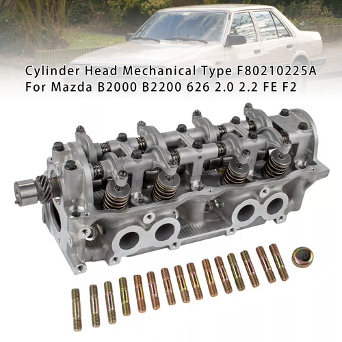 Mazda B2000 B2200 626 2.0 2.2 FE F2 Cylinder Head Mechanical Type