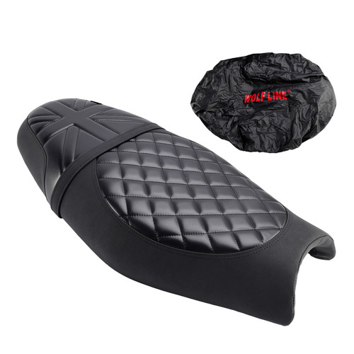 2016-2024 TRIUMPH Street Twin Twin 900 Rider Passenger Seat Front Rear Cushion BlackB Generic