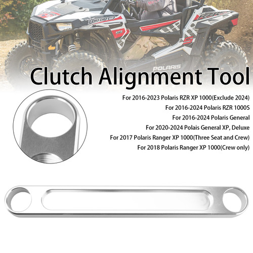 2017-2018 Polaris Ranger XP 1000 Transmission Shaft Clutch Alignment Tool Silver Generic