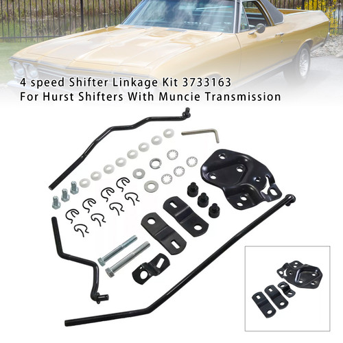 4 speed Shifter Linkage Kit 3733163 For Hurst Shifters With Muncie